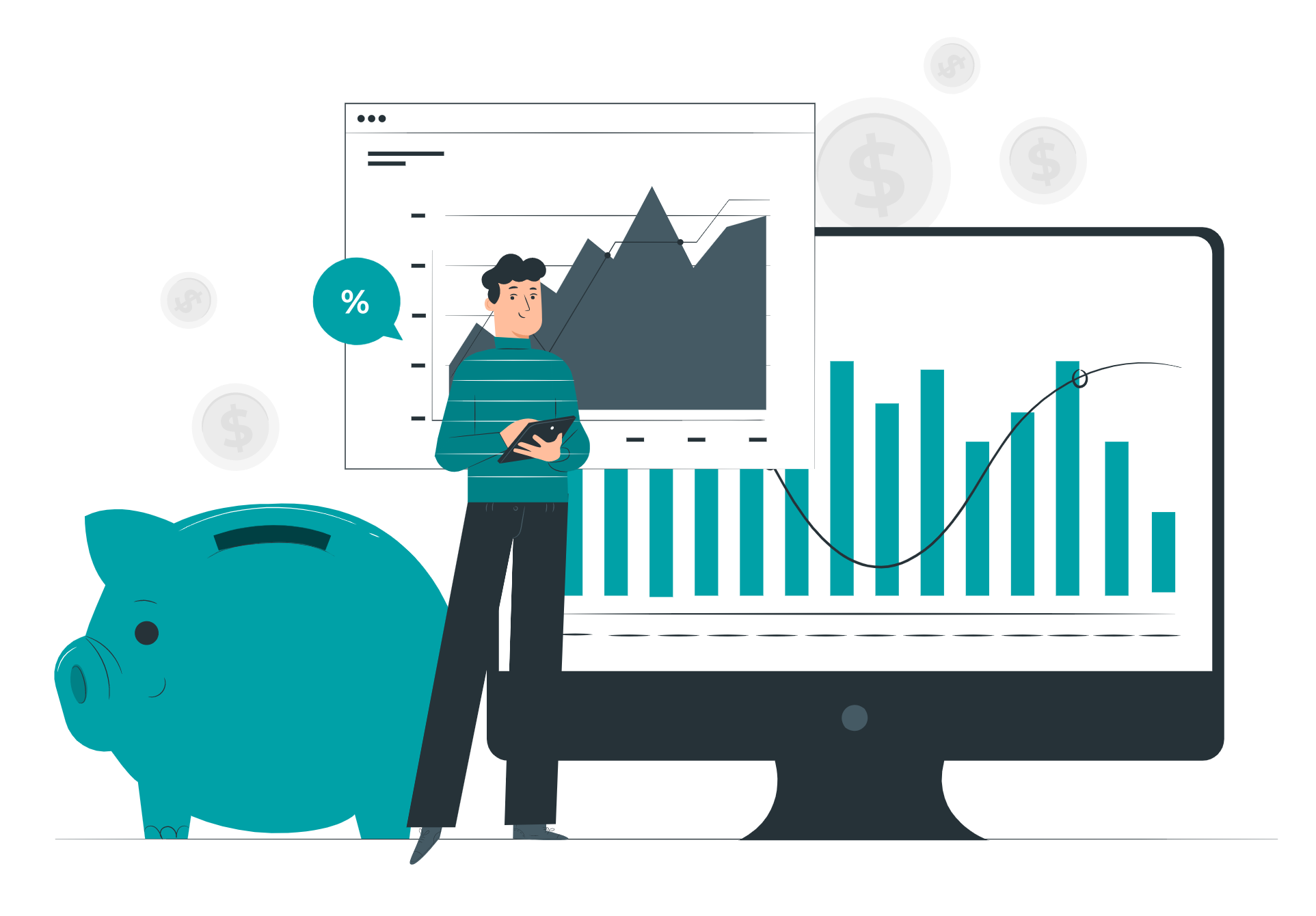 Foto de estrutura do setor financeiro da sua empresa, a partir de um planejamento financeiro de qualidade